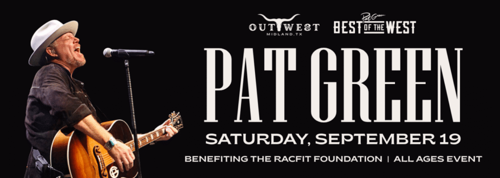 Pat Green and the Best of the West 105 Tennis and Pickleball Tournament event banner
